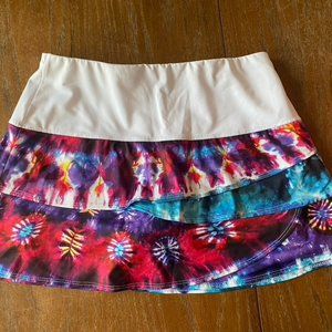 Lucky in Love Tie Dye Tennis Skirt
